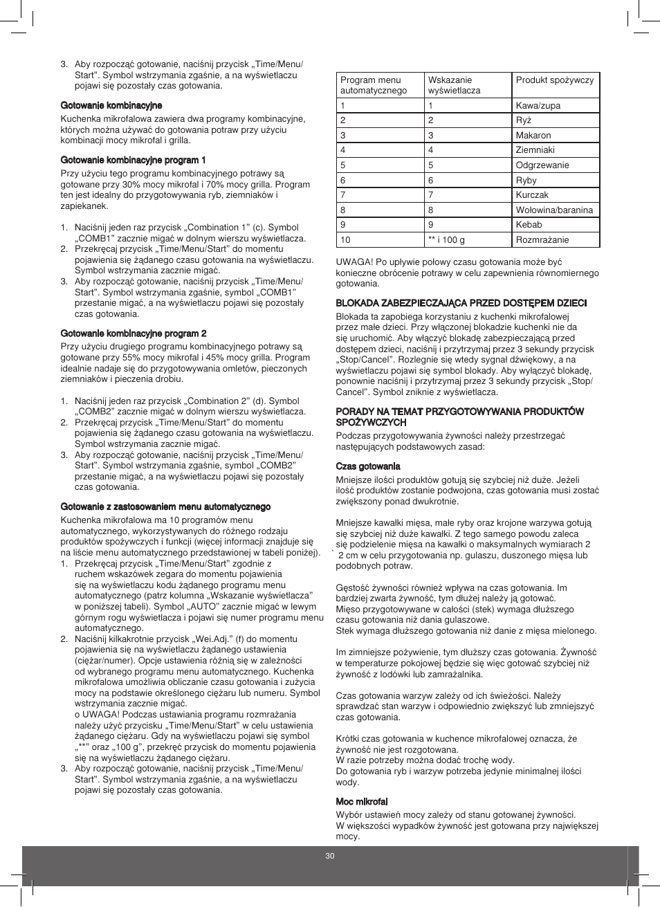 Melissa 753-095 User Manual | Page 30 / 34