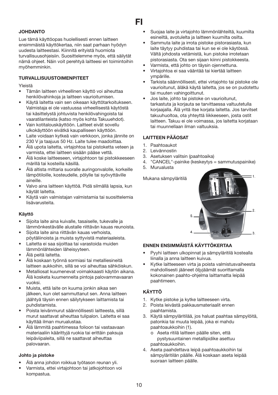 Melissa 643-200 User Manual | Page 10 / 20