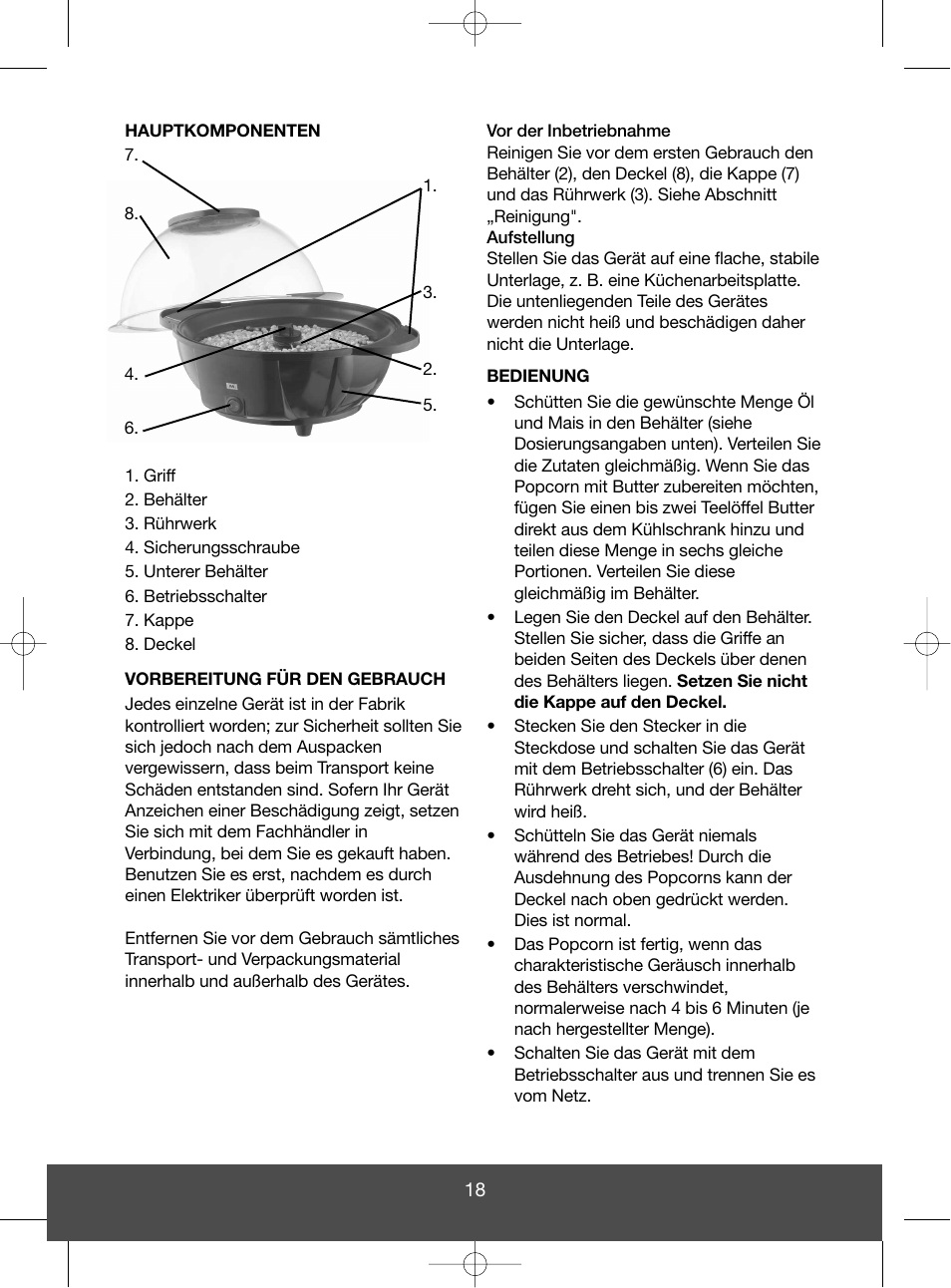 Melissa 643-041 User Manual | Page 18 / 29