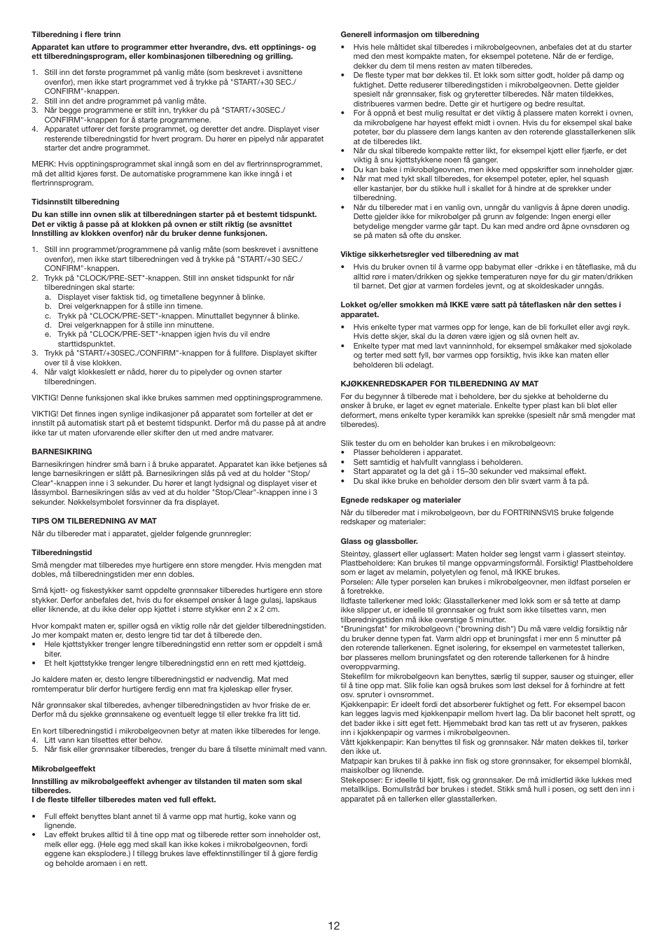 Melissa 753-134 User Manual | Page 12 / 30