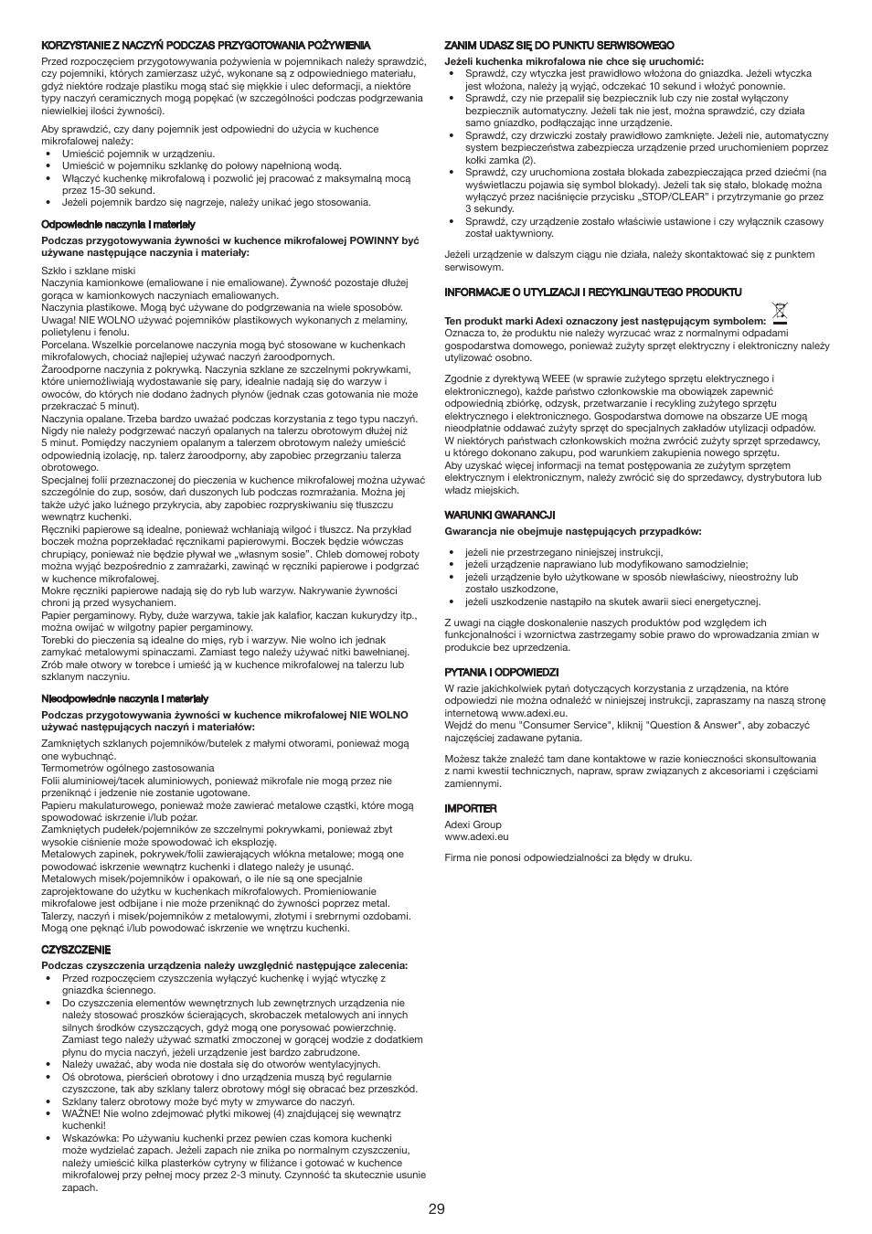 Melissa 753-134 User Manual | Page 29 / 30