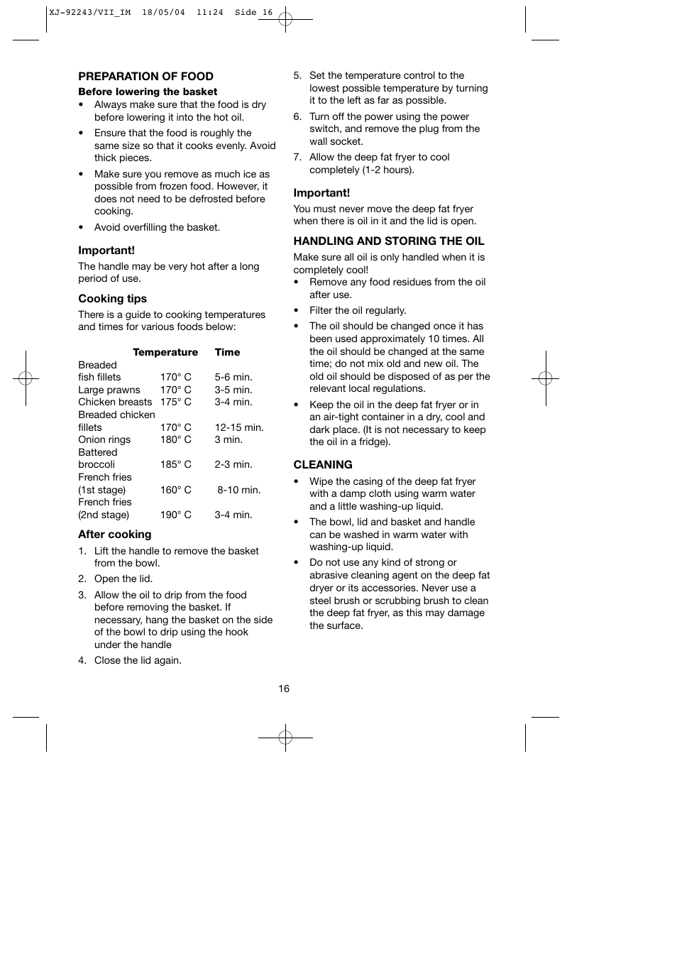 Melissa idel line 743-193 User Manual | Page 16 / 25