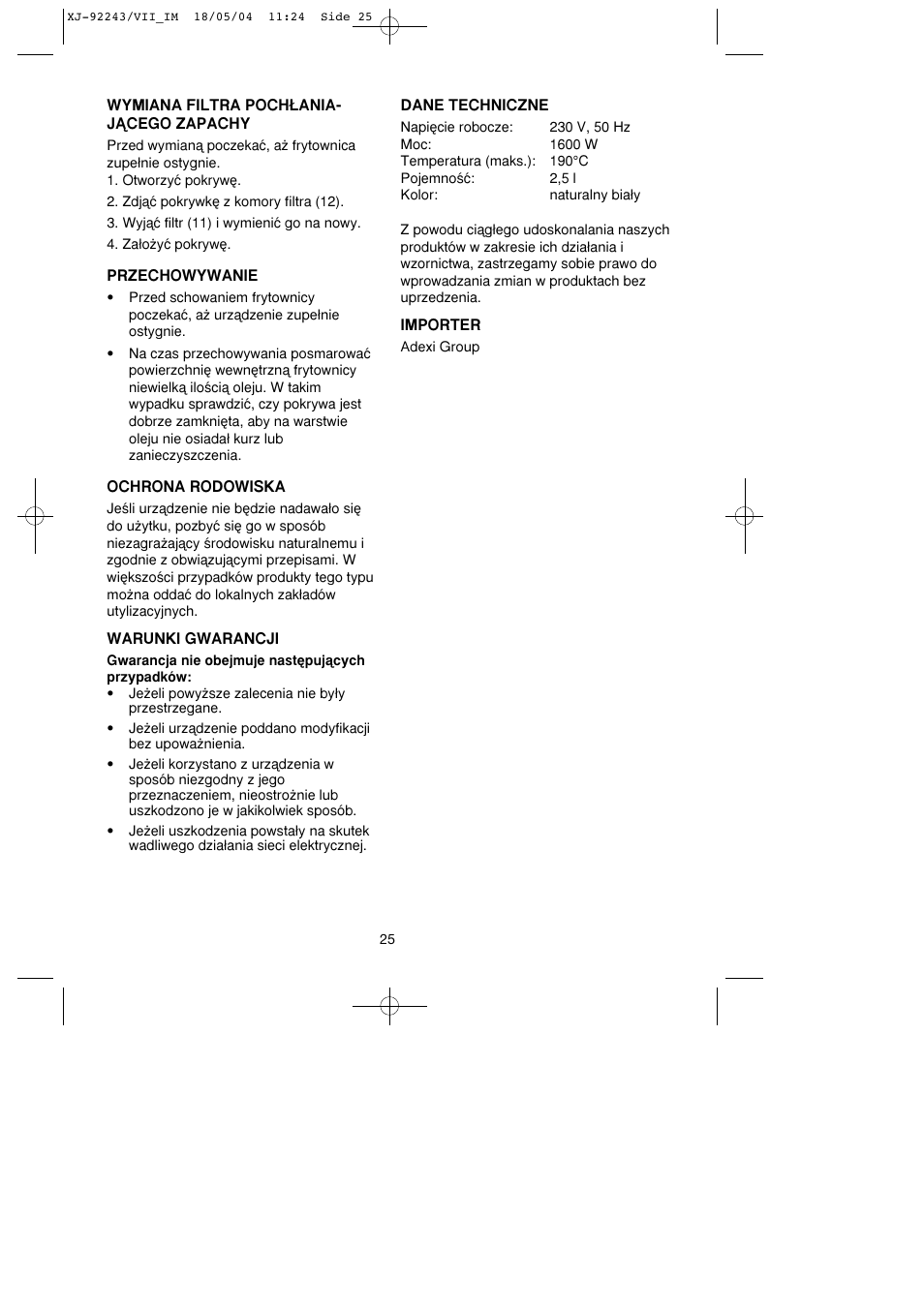 Melissa idel line 743-193 User Manual | Page 25 / 25