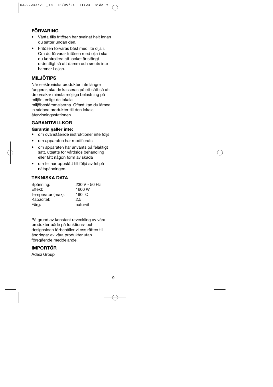 Melissa idel line 743-193 User Manual | Page 9 / 25