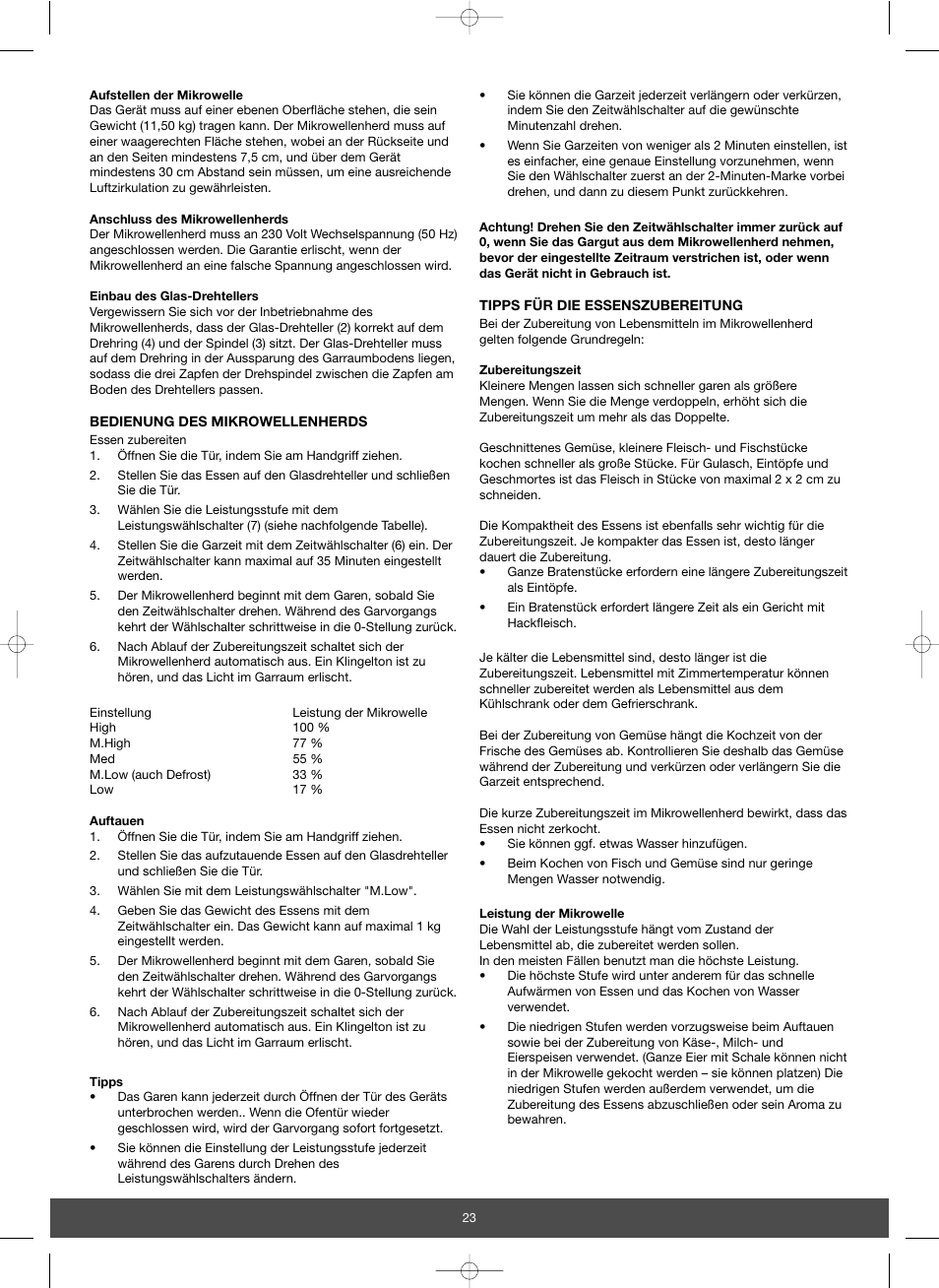 Melissa 653-071 User Manual | Page 23 / 34
