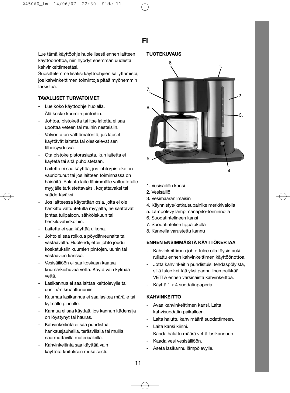 Melissa 245-060 User Manual | Page 11 / 20