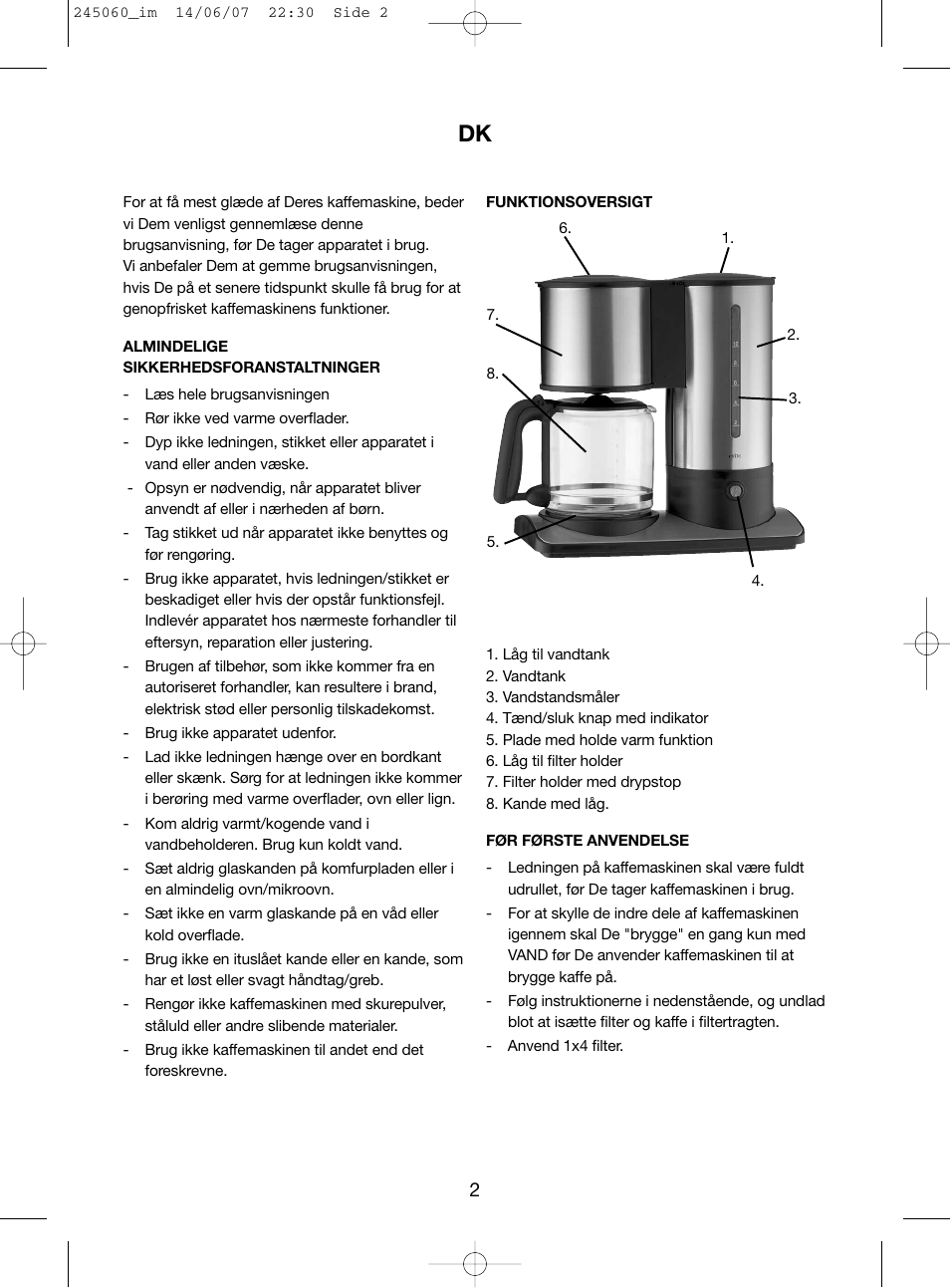 Melissa 245-060 User Manual | Page 2 / 20