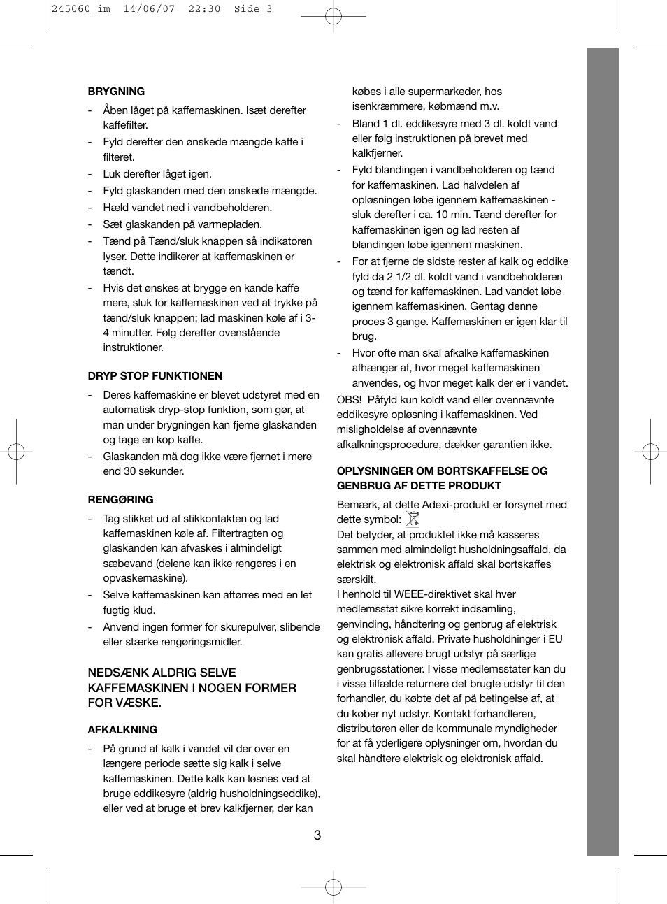 Melissa 245-060 User Manual | Page 3 / 20