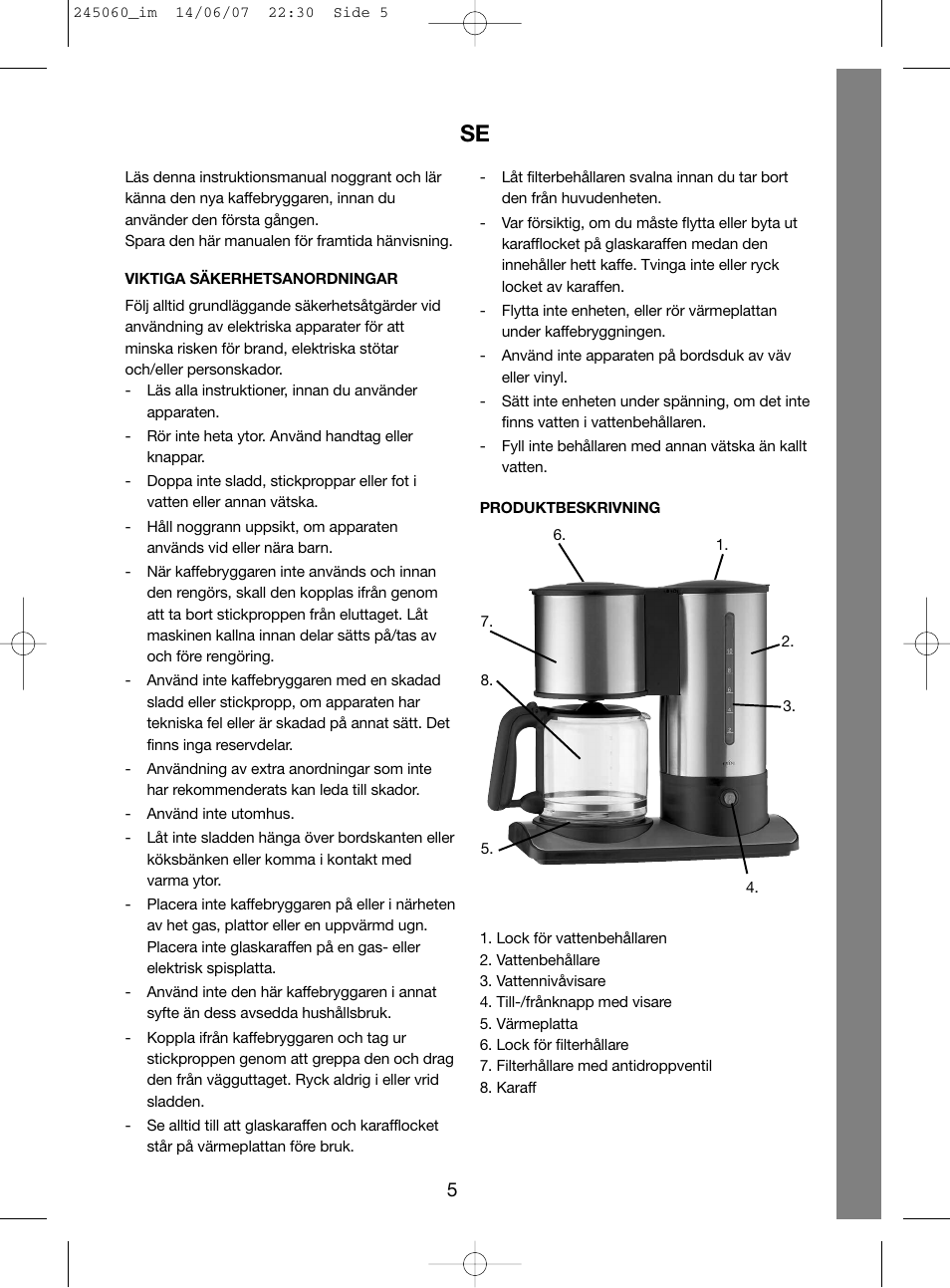 Melissa 245-060 User Manual | Page 5 / 20