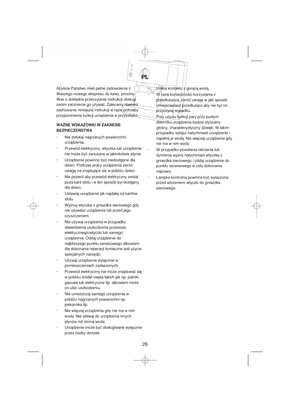 Melissa Espresso/Cappucino 245-007 User Manual | Page 26 / 33
