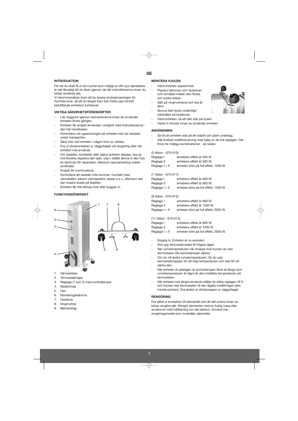 Melissa 670-011 User Manual | Page 2 / 18