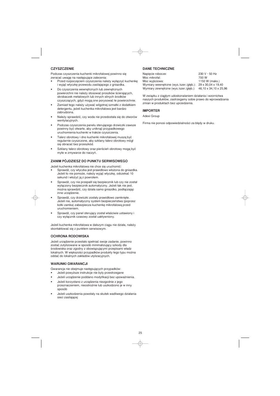 Melissa ide line 753-076 User Manual | Page 25 / 25