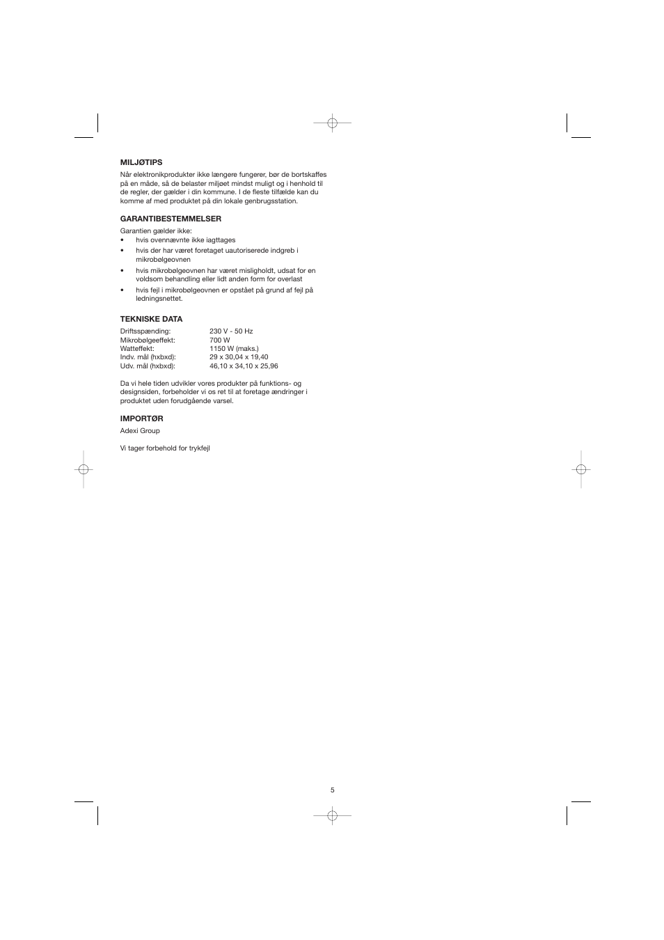 Melissa ide line 753-076 User Manual | Page 5 / 25