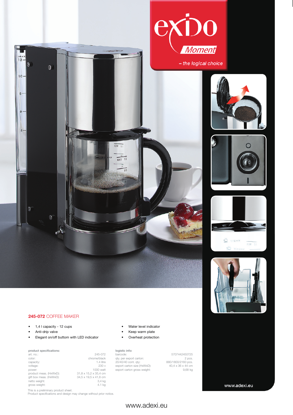 Melissa 245-072 User Manual | 1 page
