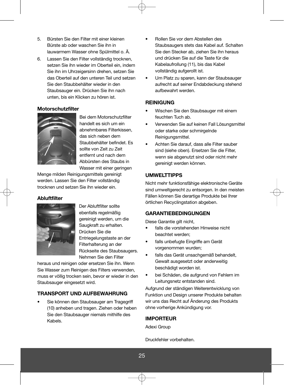 Melissa 640-046 User Manual | Page 25 / 34