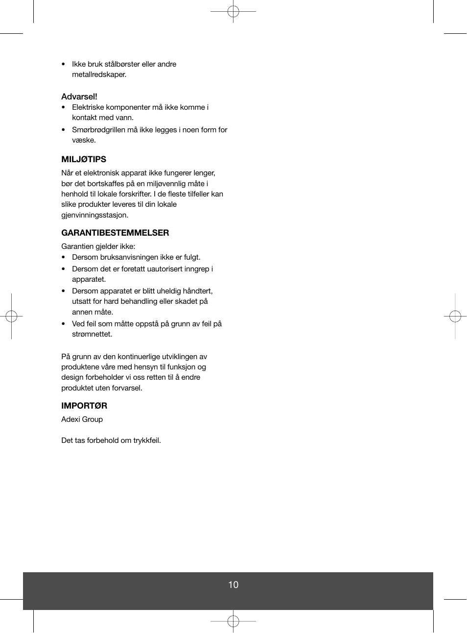 Melissa 643-050 User Manual | Page 10 / 26