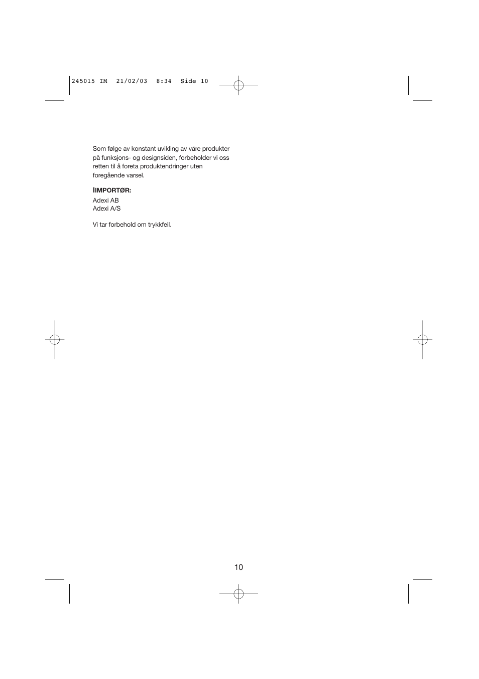 Melissa 245-015 User Manual | Page 10 / 25