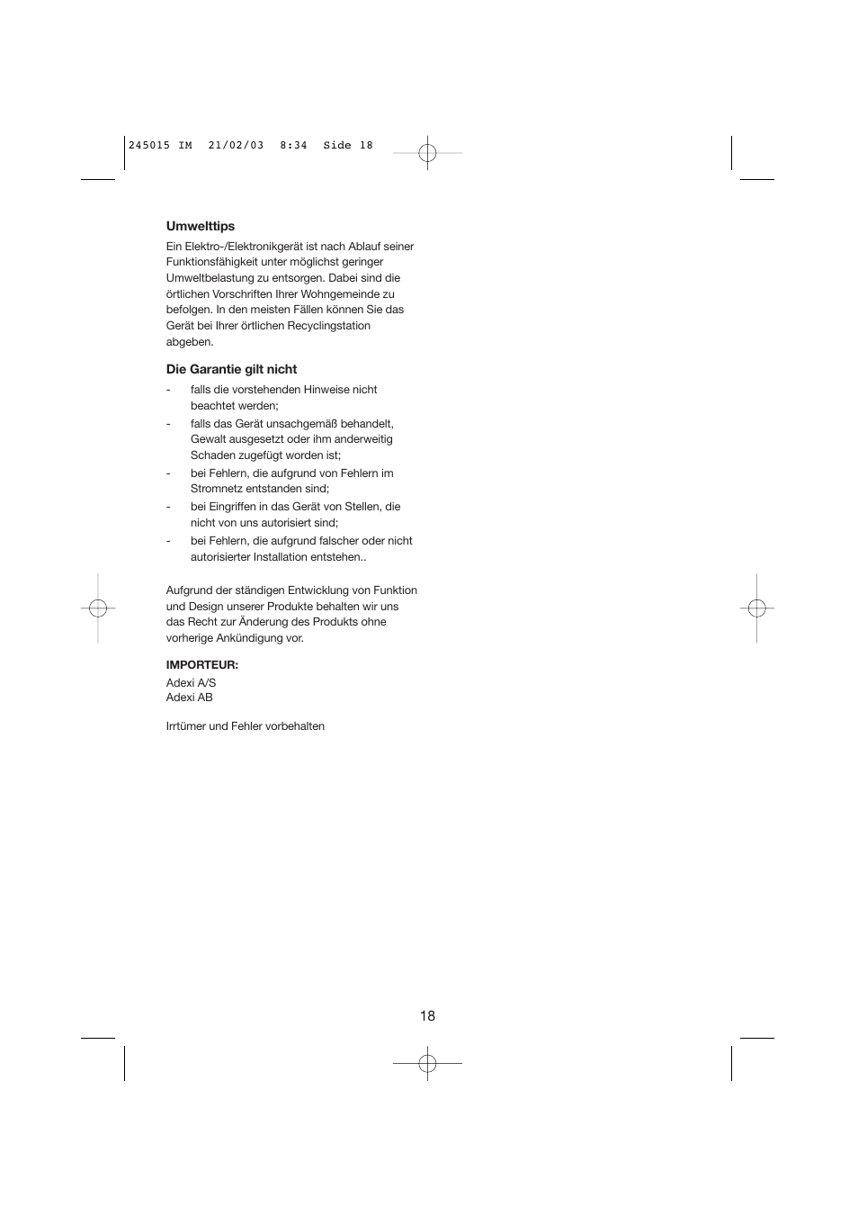 Melissa 245-015 User Manual | Page 18 / 25