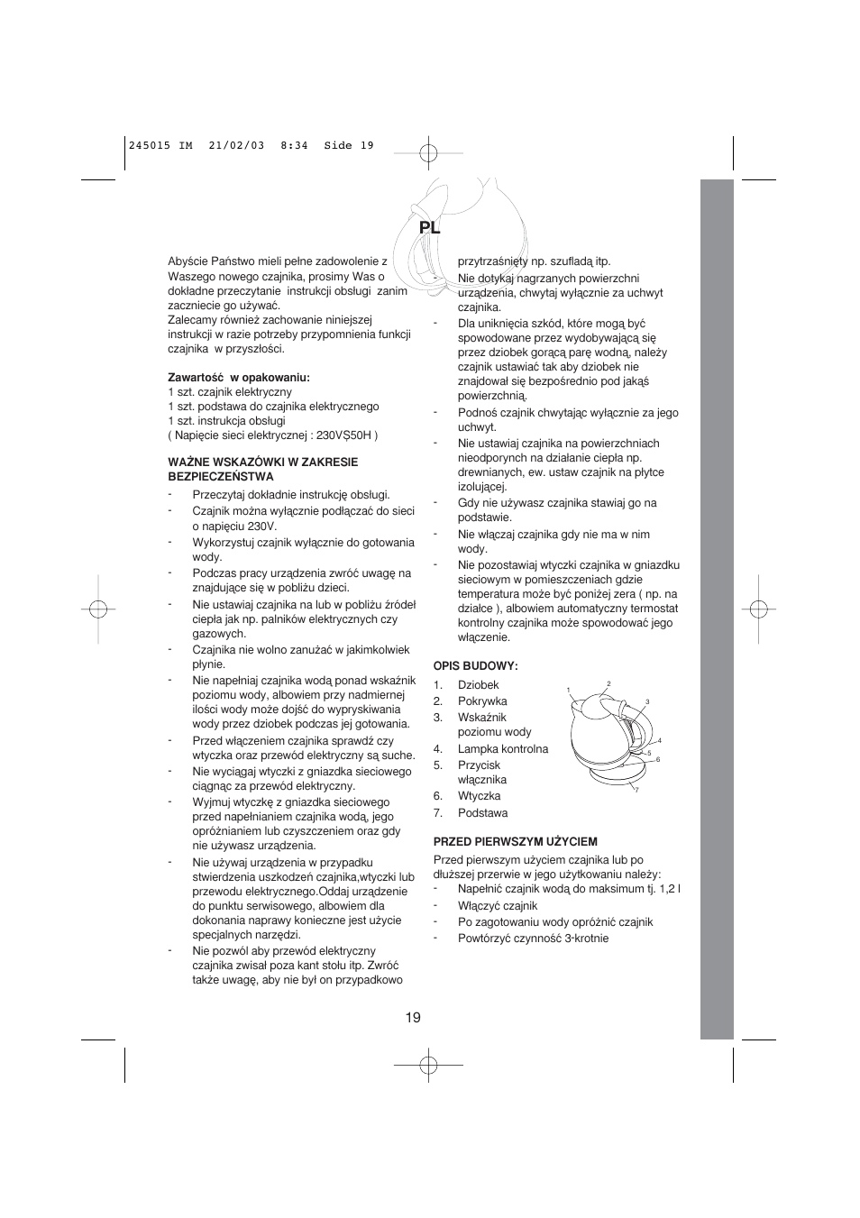Melissa 245-015 User Manual | Page 19 / 25