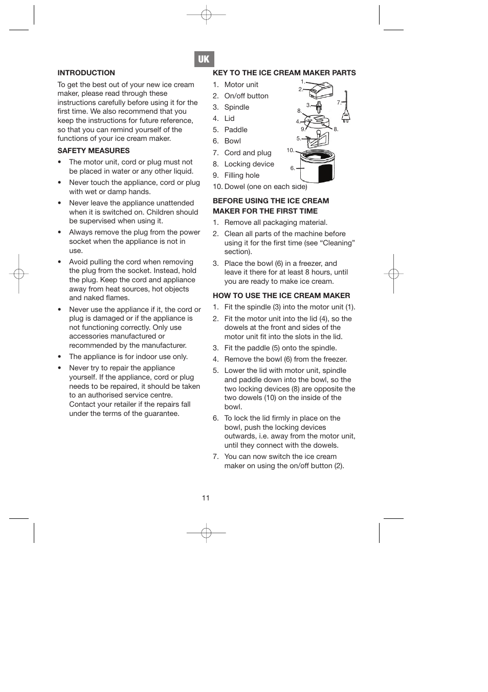 Melissa 746-080 User Manual | Page 11 / 19