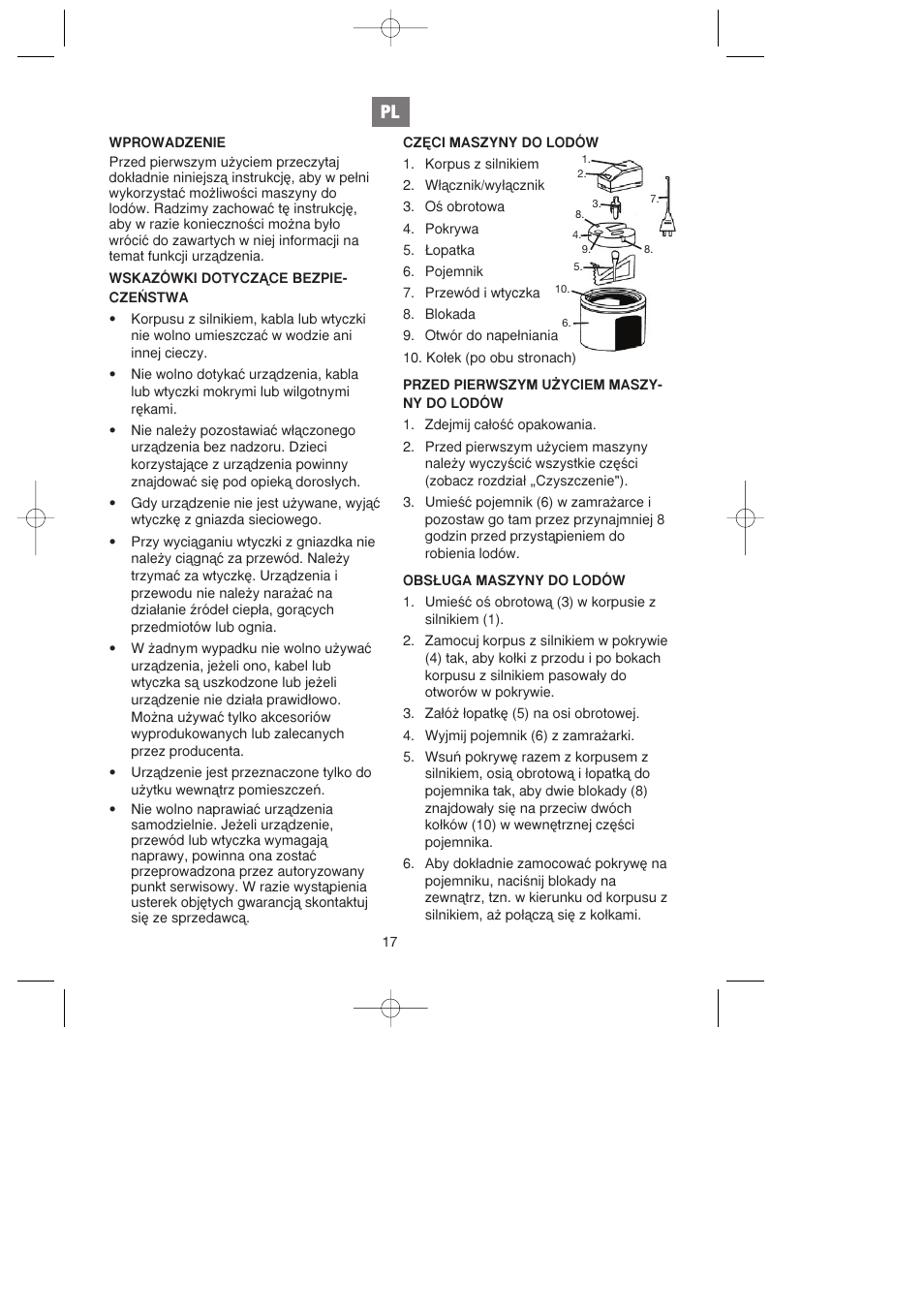 Melissa 746-080 User Manual | Page 17 / 19