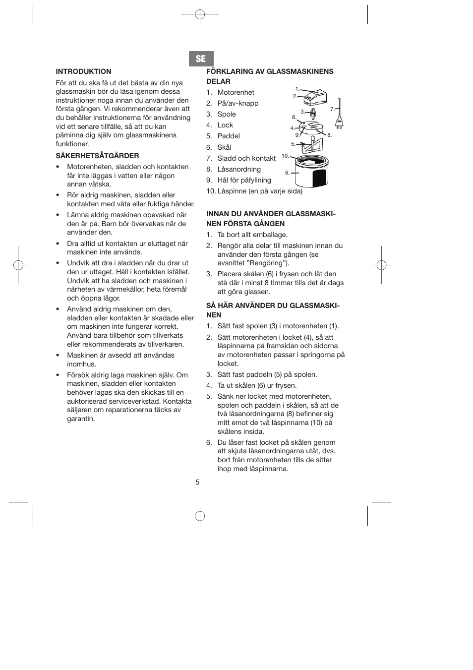 Melissa 746-080 User Manual | Page 5 / 19