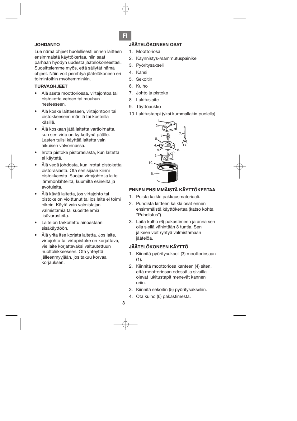 Melissa 746-080 User Manual | Page 8 / 19