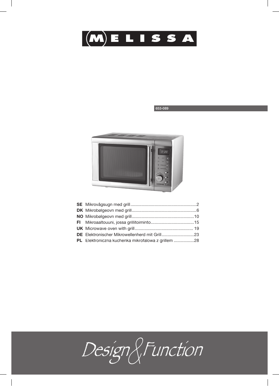 Melissa 653-089 User Manual | 34 pages