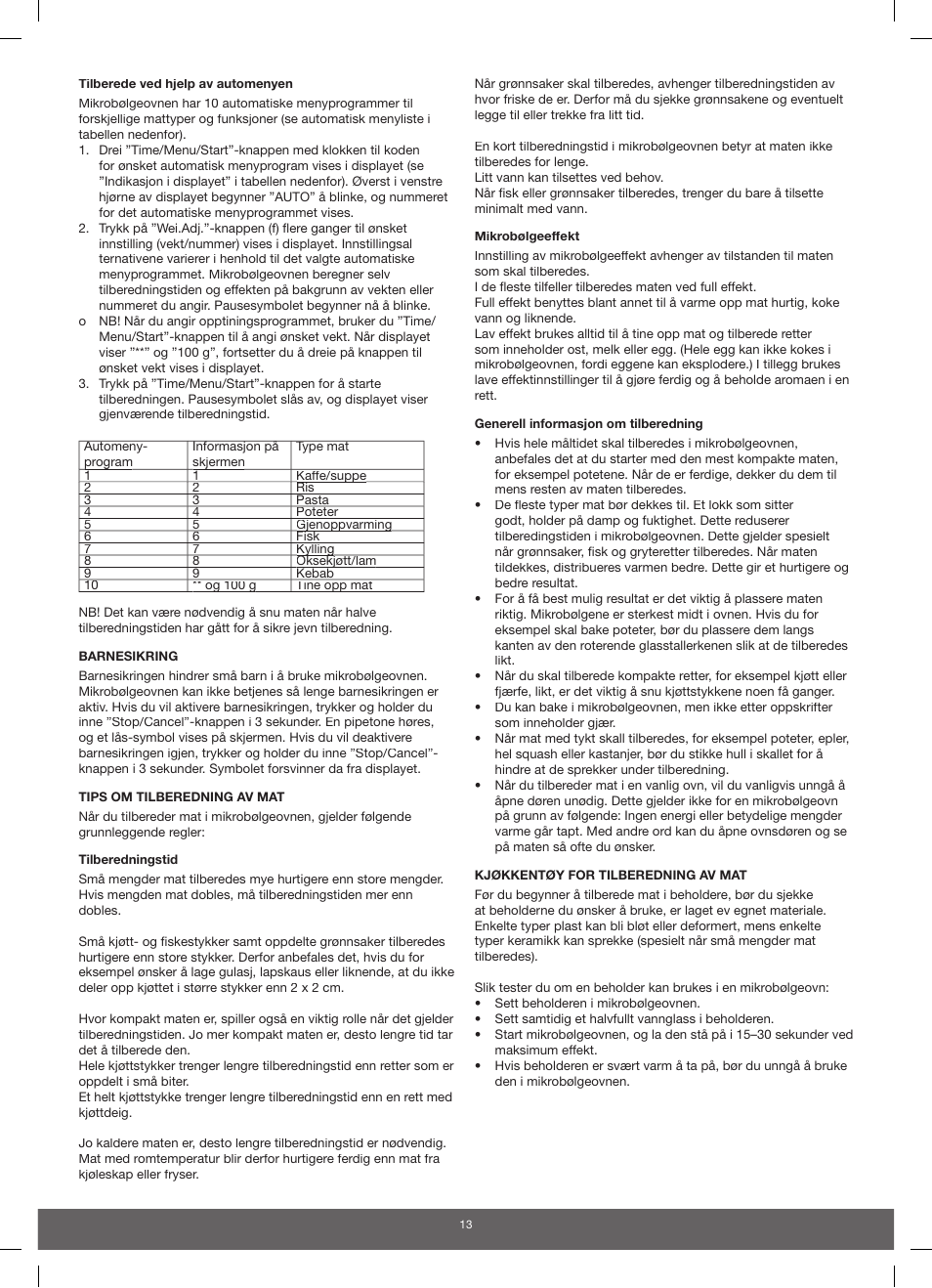 Melissa 653-089 User Manual | Page 13 / 34