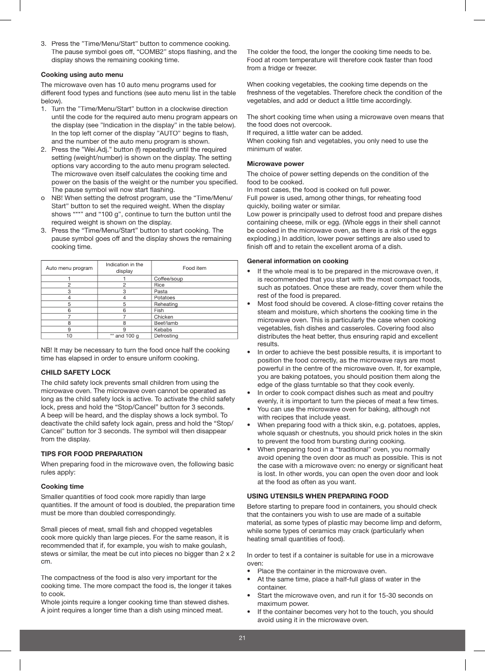 Melissa 653-089 User Manual | Page 21 / 34