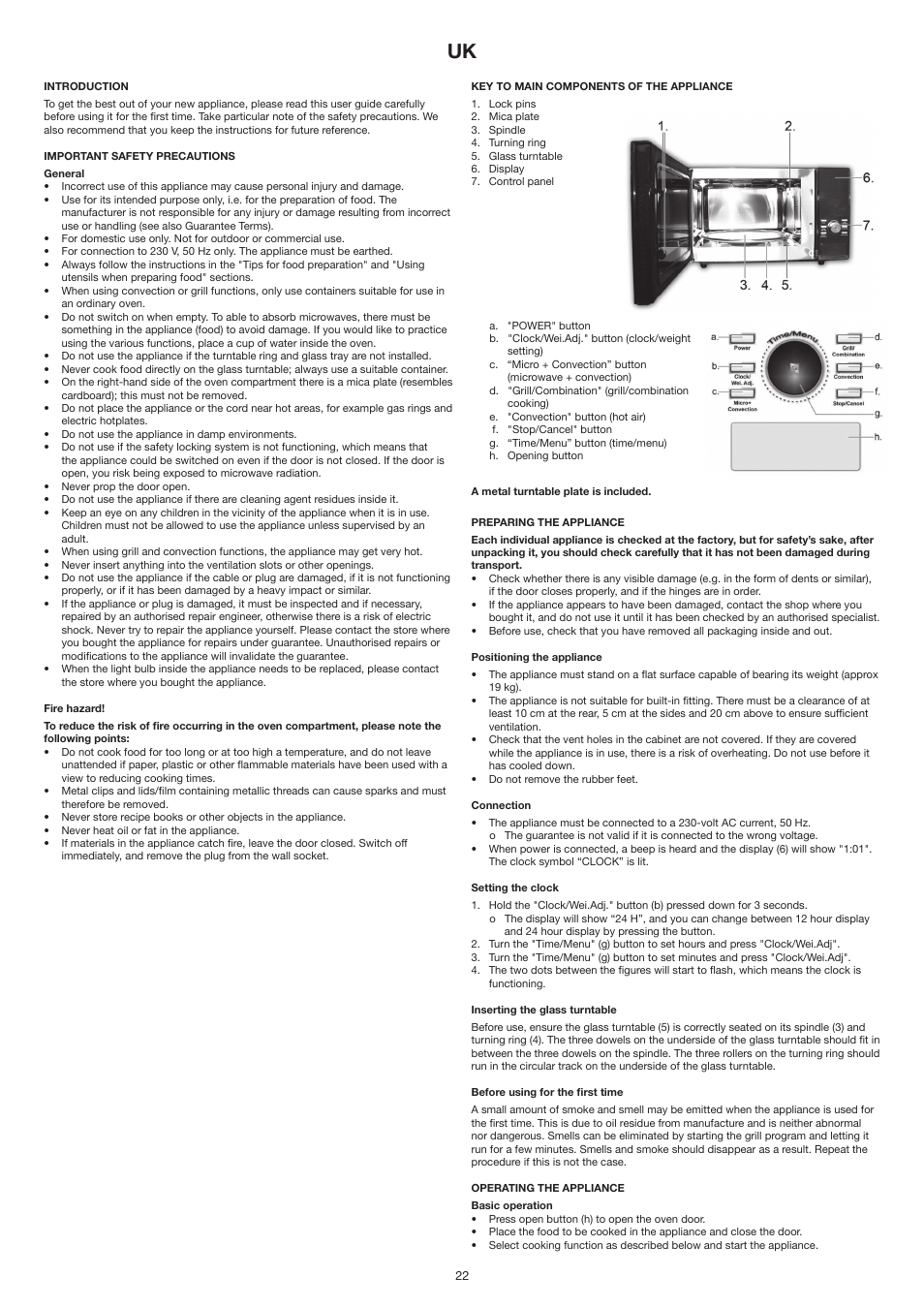 Melissa 253-022 User Manual | Page 22 / 36