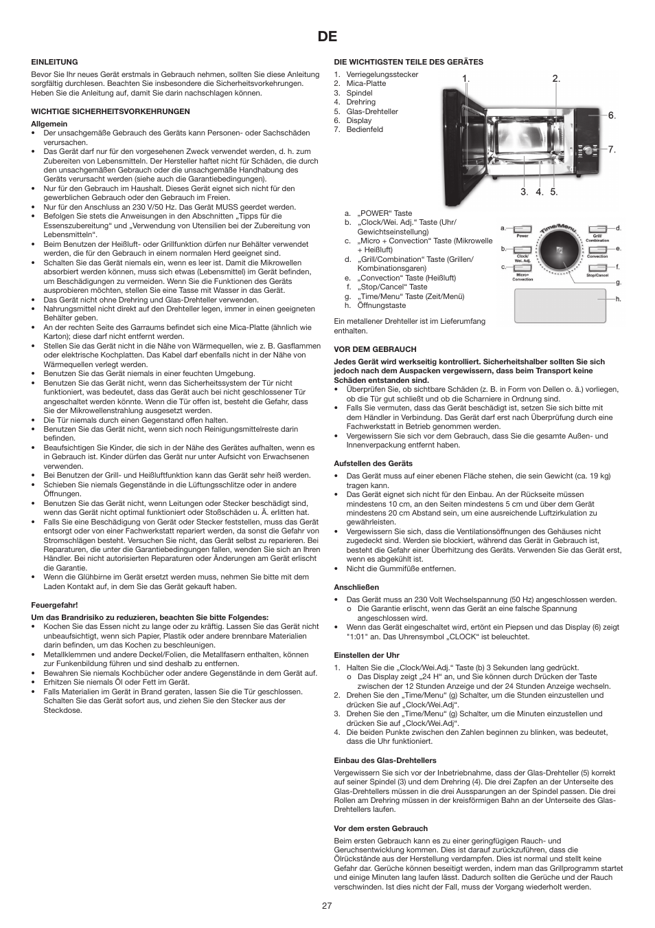 Melissa 253-022 User Manual | Page 27 / 36