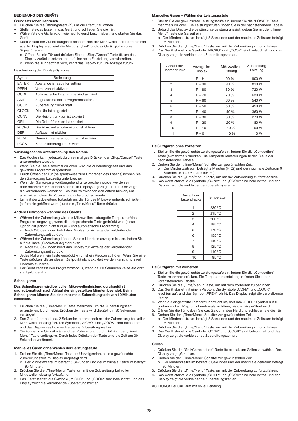 Melissa 253-022 User Manual | Page 28 / 36