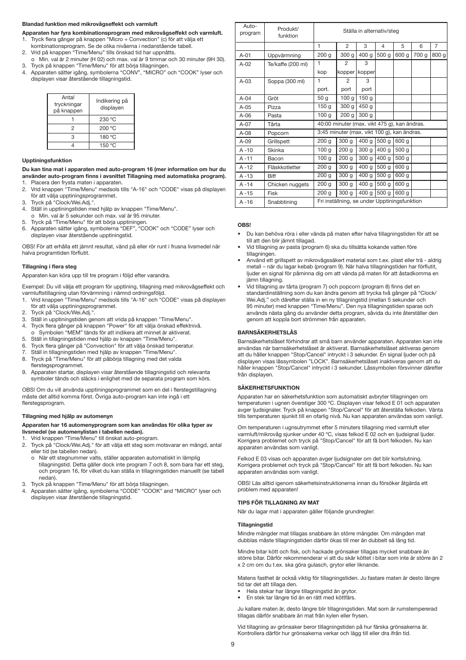 Melissa 253-022 User Manual | Page 9 / 36