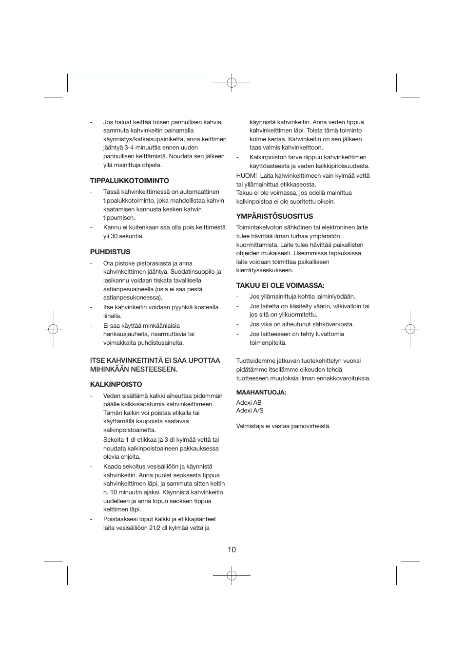 Melissa Steel Series 245-009 User Manual | Page 10 / 23