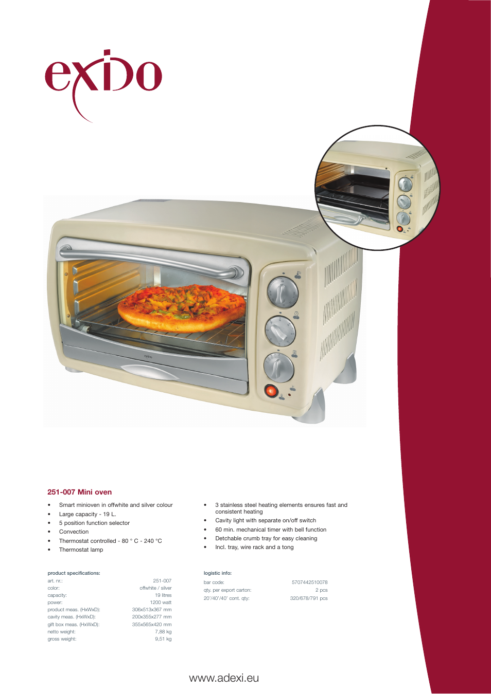 Melissa 251-007 User Manual | 1 page