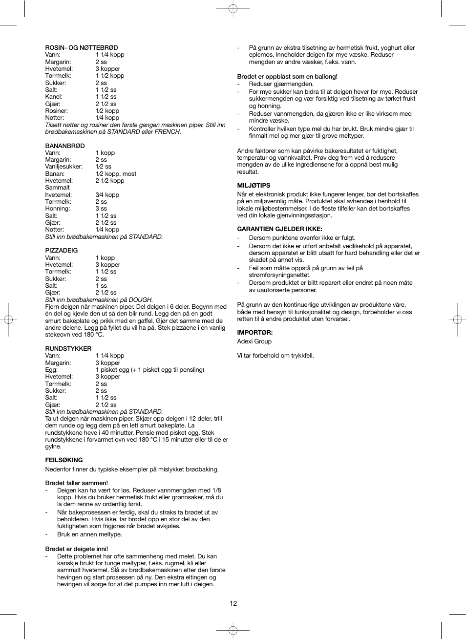 Melissa 643-042 User Manual | Page 12 / 32
