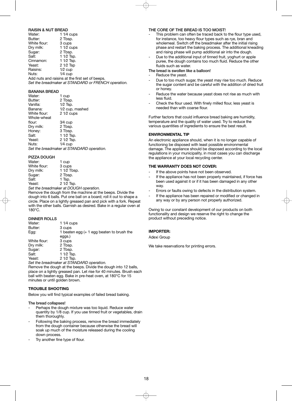 Melissa 643-042 User Manual | Page 18 / 32