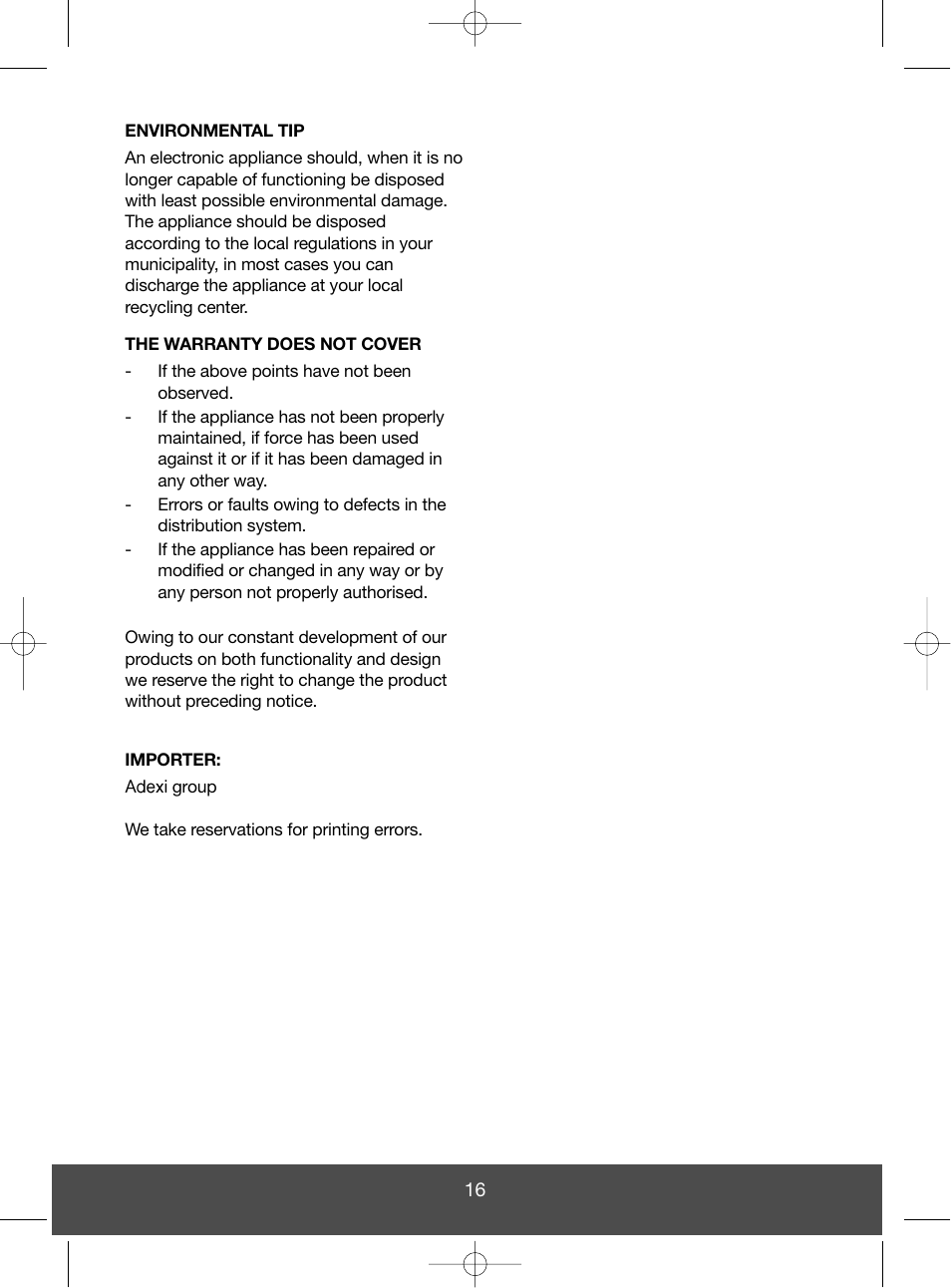 Melissa 640-056 User Manual | Page 16 / 27