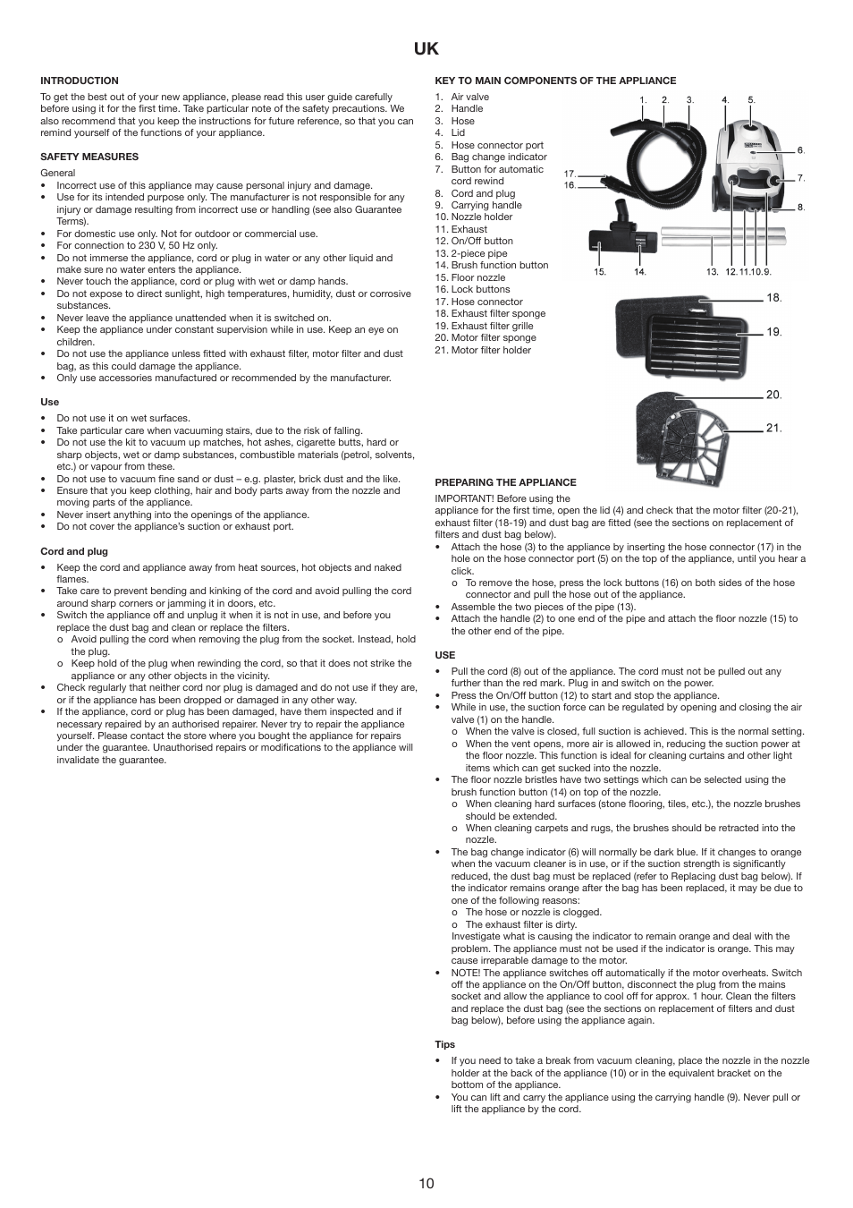 Melissa 640-171 User Manual | Page 10 / 16