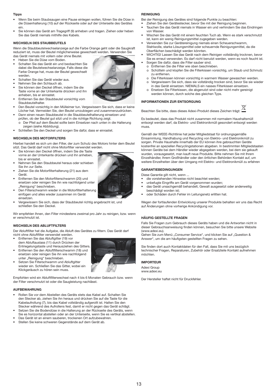 Melissa 640-171 User Manual | Page 13 / 16