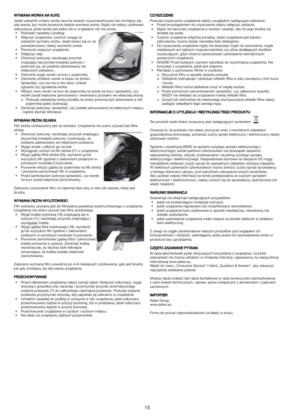 Melissa 640-171 User Manual | Page 15 / 16