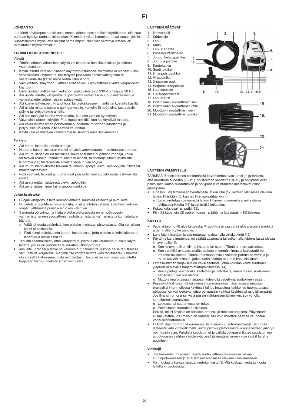 Melissa 640-171 User Manual | Page 8 / 16