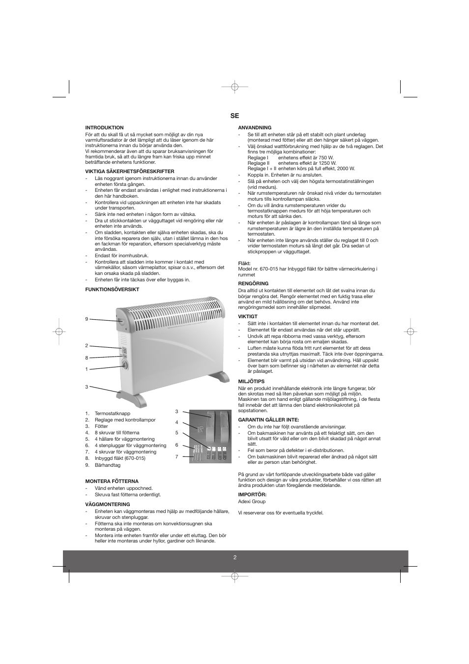 Melissa 670-014 User Manual | Page 2 / 12