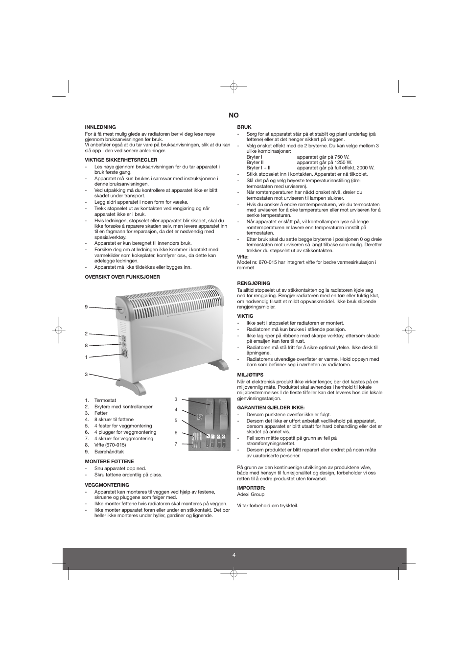 Melissa 670-014 User Manual | Page 4 / 12