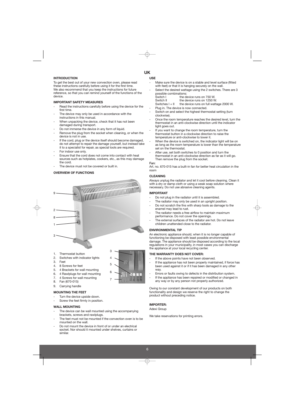 Melissa 670-014 User Manual | Page 6 / 12