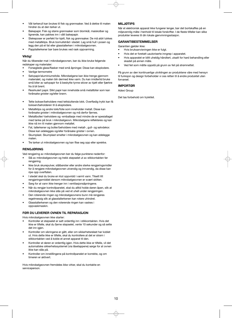 Melissa 253-007 User Manual | Page 10 / 27