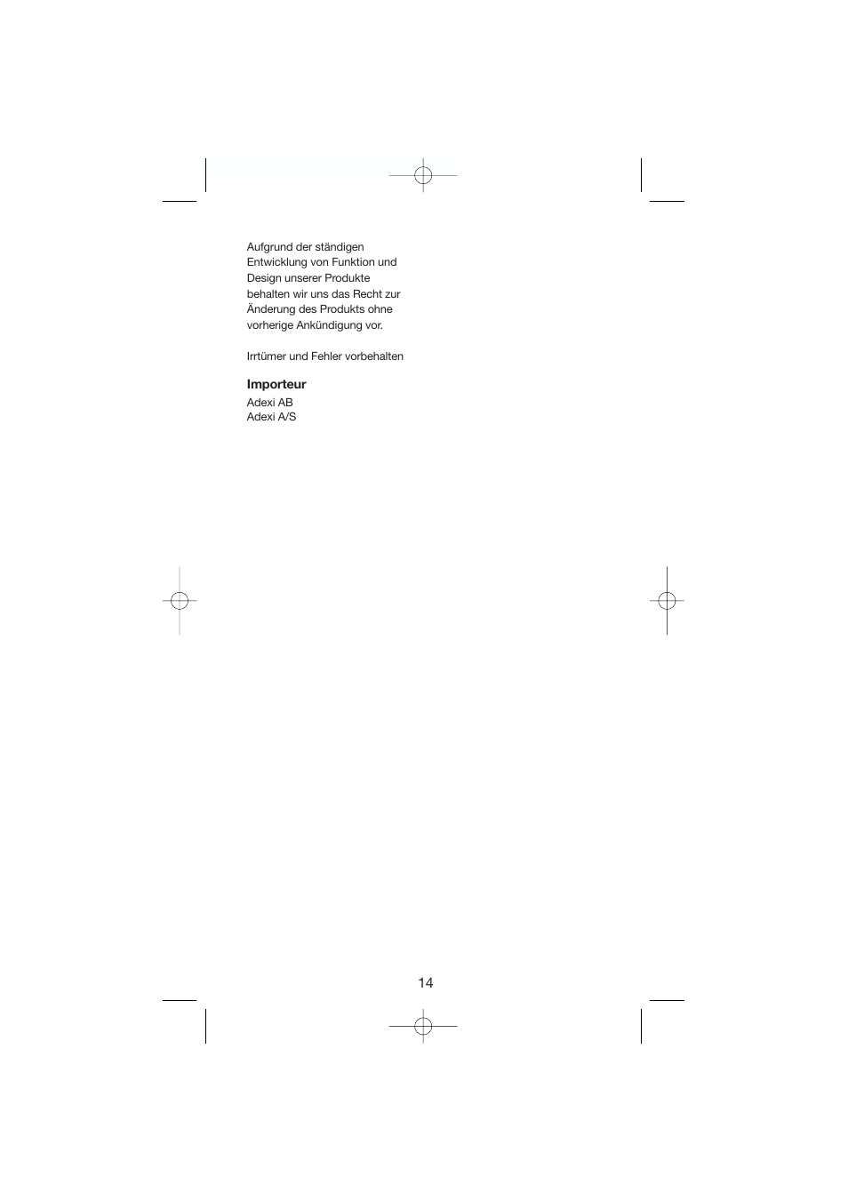 Melissa 245-006 User Manual | Page 14 / 20