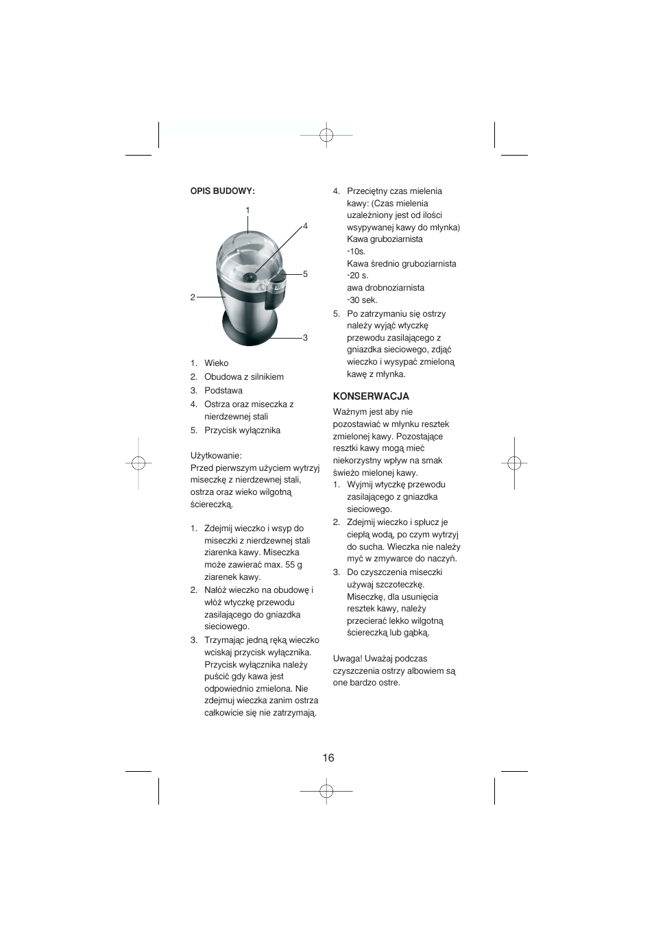 Melissa 245-006 User Manual | Page 16 / 20