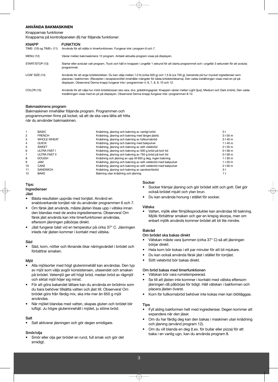Melissa 643-043 User Manual | Page 3 / 67
